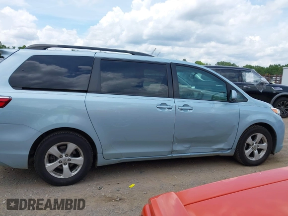 2017 Toyota Sienna LE Auto Access Seat with VIN 5TDKZ3DC5HS831376, listed as a IAAI auction lot 42508517 with 80,560 mi miles and . Bid and sale history available at DreamBid. Image 13.