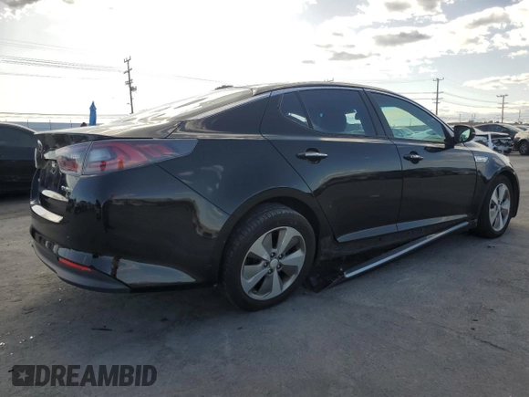 2015 Kia Optima Hybrid EX with VIN KNAGN4ADXF5083079, listed as a Copart auction lot 50986815 with 100,420 mi miles and Salvage Title. Bid and sale history available at carsss.com. Image 3.