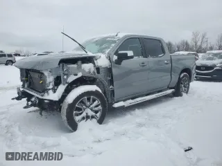 2023 Chevrolet Silverado 1500 LT with VIN 1GCUDDED8PZ234840, listed as a Copart auction lot 87032664 with 25,971 mi miles and Salvage Title. Bid and sale history available at carsss.com. Image 1.