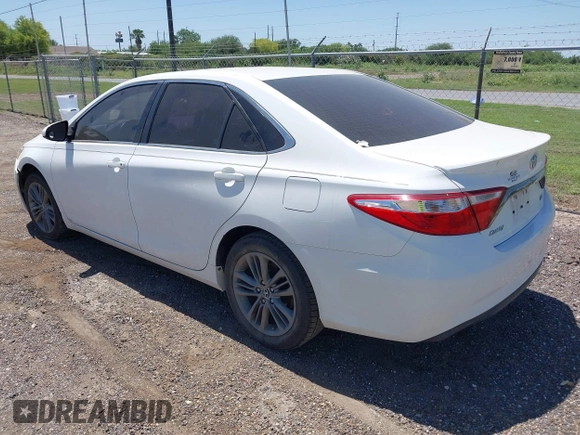 2015 Toyota Camry XLE with VIN 4T1BF1FK2FU895574, listed as a IAAI auction lot 41993588 with 107,377 mi miles. Bid and sale history available at carsss.com. Image 3.