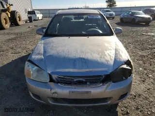 2007 Kia Spectra EX with VIN KNAFE121675381869, listed as a Copart auction lot 75306354 with 171,044 mi miles and Salvage Title. Bid and sale history available at carsss.com. Image 5.