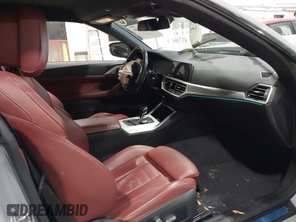 2023 BMW 4 Series 430i xDrive with VIN WBA43AT02PCM45372, listed as a IAAI auction lot 41736410 with 16,695 mi miles and . Bid and sale history available at DreamBid. Image 5.