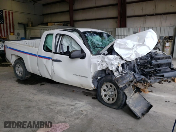 2011 Chevrolet Silverado 1500 Work Truck with VIN 1GCRKPE34BZ148633, listed as a Copart auction lot 62725224 with Not Provided miles and Salvage Title. Bid and sale history available at DreamBid. Image 4.