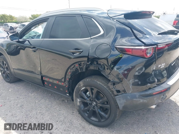 2025 Mazda CX-30 2.5 S Select Sport with VIN 3MVDMBBMXSM783828, listed as a IAAI auction lot 41731998 with 3,393 mi miles. Bid and sale history available at carsss.com. Image 6.