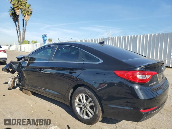 2017 Hyundai Sonata SE with VIN 5NPE24AF1HH529336, listed as a Copart auction lot 50405085 with 55,858 mi miles and Salvage Title. Bid and sale history available at DreamBid. Image 2.