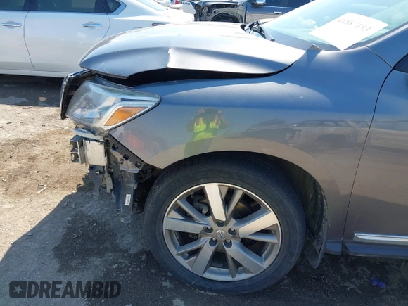 2016 Nissan Pathfinder SL with VIN 5N1AR2MN0GC604373, listed as a IAAI auction lot 41887193 with 147,894 mi miles and . Bid and sale history available at DreamBid. Image 6.