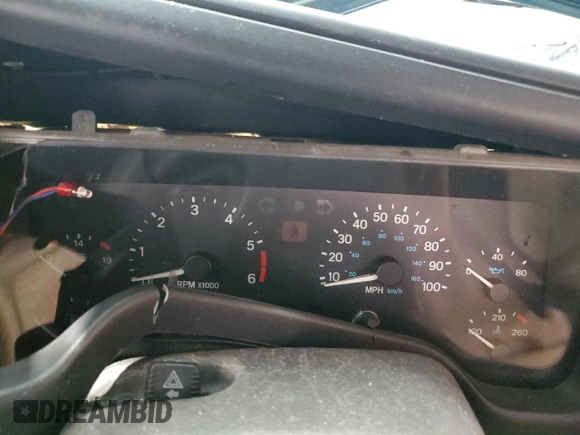 1997 Jeep Wrangler Sport with VIN 1J4FY19SXVP537075, listed as a Copart auction lot 61389915 with Not provided miles and Salvage title. Bid and sale history available at DreamBid. Image 9.