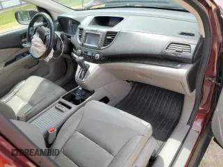 2012 Honda CR-V EX-L with VIN 5J6RM4H71CL061326, listed as a Copart auction lot 58517235 with 182,697 mi miles and Salvage title. Bid and sale history available at DreamBid. Image 8.
