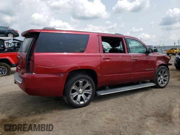 2015 Chevrolet Suburban LTZ with VIN 1GNSKKKC6FR556105, listed as a Copart auction lot 64034304 with 106,269 mi miles and Salvage Title. Bid and sale history available at DreamBid. Image 3.