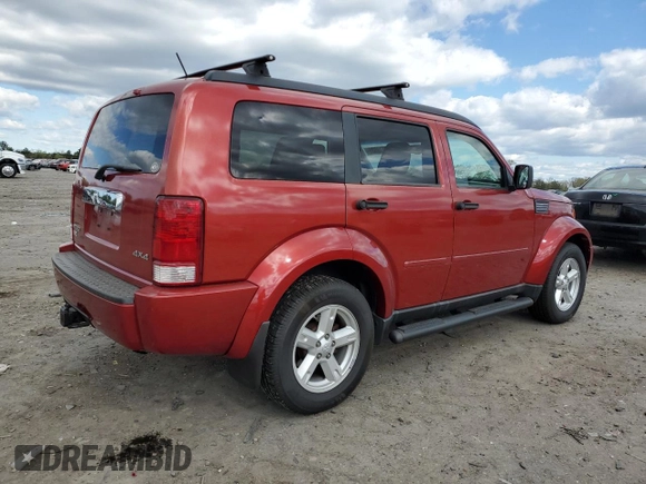 2007 Dodge Nitro SLT with VIN 1D8GU58K47W714325, listed as a Copart auction lot 53439535 with 177,644 mi miles and Clean Title. Bid and sale history available at DreamBid. Image 3.