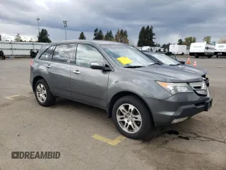 2008 Acura MDX with VIN 2HNYD282X8H523827, listed as a Copart auction lot 50609315 with 202,211 mi miles and Salvage Title. Bid and sale history available at DreamBid. Image 4.