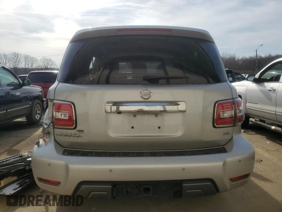 2020 Nissan Armada SV z VIN JN8AY2ND3LX016696, wystawiony jako Copart lot #48732465 z przebiegiem 113 219 mil mil oraz Szkoda całkowita • Salvage title. Historia ofert i sprzedaży dostępna na DreamBid. Obrazek 6.