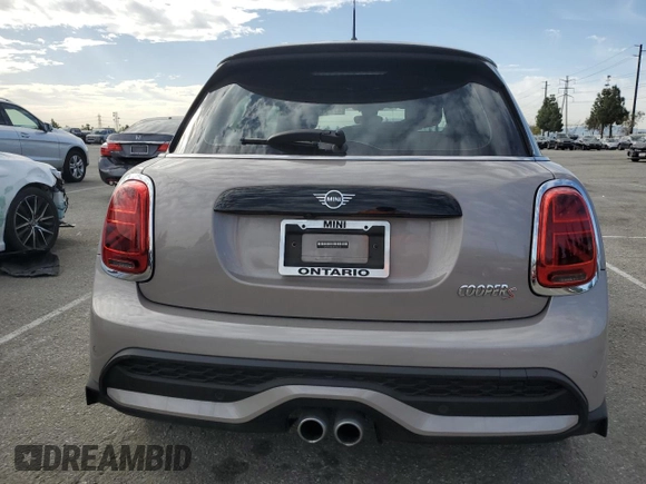 2023 MINI Hardtop 4 Door Cooper S with VIN WMW53DK09P2S84418, listed as a Copart auction lot 47293295 with 37,432 mi miles and Salvage title. Bid and sale history available at DreamBid. Image 6.