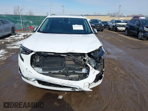2019 GMC Terrain Denali with VIN 3GKALXEX7KL188553, listed as a IAAI auction lot 41595799 with 42,293 mi miles. Bid and sale history available at carsss.com. Image 12.