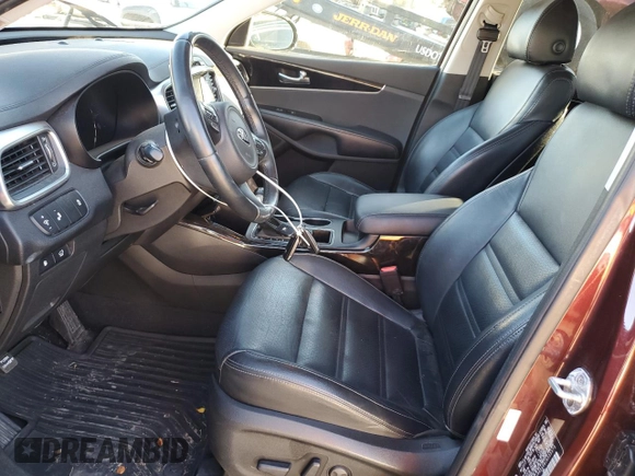2018 Kia Sorento EX with VIN 5XYPHDA58JG355373, listed as a Copart auction lot 79715984 with 100,229 mi miles and Salvage Title. Bid and sale history available at carsss.com. Image 7.