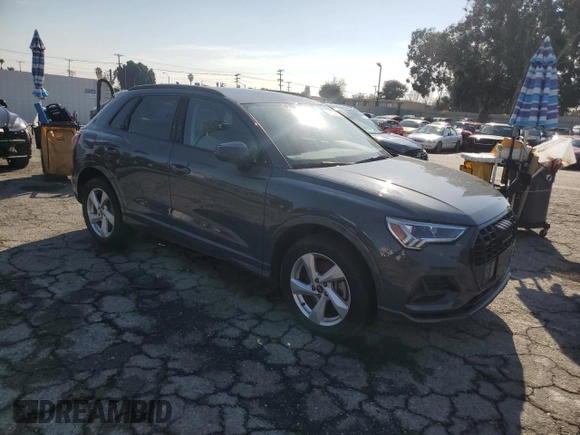 2022 Audi Q3 with VIN WA1BUDF35N1019466, listed as a Copart auction lot 42330805 with 15,907 mi miles and Salvage title. Bid and sale history available at DreamBid. Image 4.