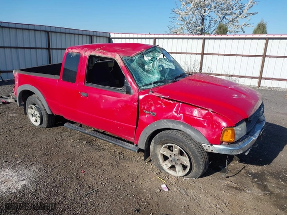 2003 Ford Ranger XL Fleet with VIN 1FTZR45E33PA22384, listed as a IAAI auction lot 42047433 with 195,822 mi miles. Bid and sale history available at carsss.com. Image 1.