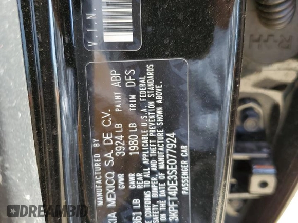 2025 Kia K4 LXS with VIN 3KPFT4DE3SE077924, listed as a Copart auction lot 50257455 with 0 mi miles and Non Repairable. Bid and sale history available at carsss.com. Image 12.