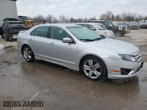 2010 Ford Fusion SPORT with VIN 3FAHP0KC5AR349796, listed as a Copart auction lot 51468445 with 160,822 mi miles and Salvage Title. Bid and sale history available at carsss.com. Image 4.