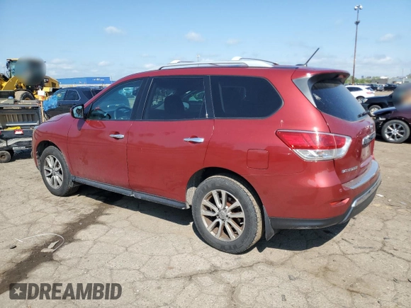 2016 Nissan Pathfinder SV z VIN 5N1AR2MM4GC657374, wystawiony jako Copart lot #57080195 z przebiegiem 92 296 mil mil oraz Czysty tytuł • Clean title. Historia ofert i sprzedaży dostępna na DreamBid. Obrazek 2.