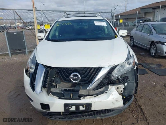 2015 Nissan Murano SV with VIN 5N1AZ2MH3FN269946, listed as a IAAI auction lot 41209162 with 107,133 mi miles. Bid and sale history available at carsss.com. Image 13.