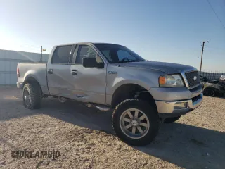 2005 Ford F-150 XLT with VIN 1FTPW14595KE68930, listed as a Copart auction lot 47128095 with 246,420 mi miles and Salvage Title. Bid and sale history available at carsss.com. Image 4.