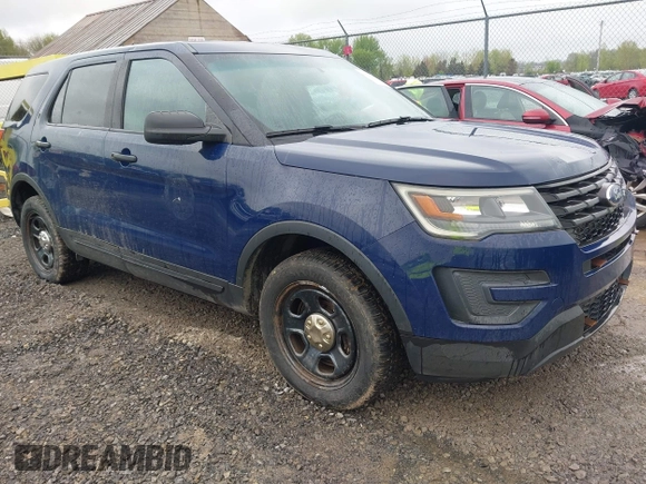 2017 Ford Police Interceptor Utility z VIN 1FM5K8AT3HGC25647, wystawiony jako IAAI lot #42223972 z przebiegiem 213 599 mil mil oraz . Historia ofert i sprzedaży dostępna na DreamBid. Obrazek 1.