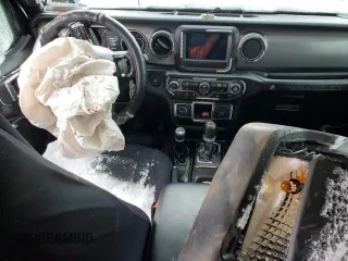 2022 Jeep Wrangler Unlimited Sport S z VIN 1C4HJXDG7NW227321, wystawiony jako Copart lot #45699695 z przebiegiem 25 369 mil mil oraz Szkoda całkowita • Salvage title. Historia ofert i sprzedaży dostępna na DreamBid. Obrazek 8.