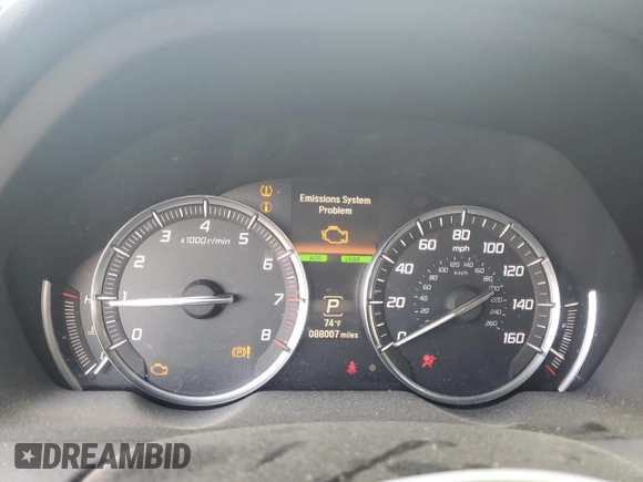 2018 Acura TLX Technology z VIN 19UUB2F5XJA009814, wystawiony jako Copart lot #55925415 z przebiegiem 88 007 mil mil oraz Szkoda całkowita • Salvage title. Historia ofert i sprzedaży dostępna na DreamBid. Obrazek 9.