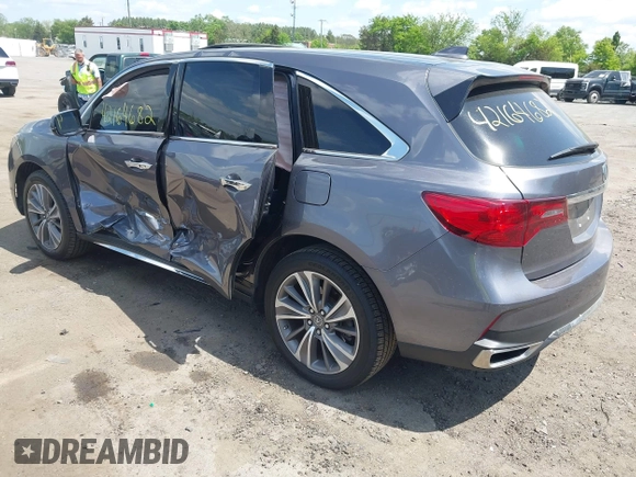 2018 Acura MDX Technology with VIN 5J8YD4H58JL029259, listed as a IAAI auction lot 42164682 with 53,500 mi miles and . Bid and sale history available at DreamBid. Image 3.
