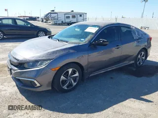 2019 Honda Civic Sedan LX with VIN 19XFC2F64KE005270, listed as a IAAI auction lot 41852238 with 106,604 mi miles. Bid and sale history available at carsss.com. Image 17.
