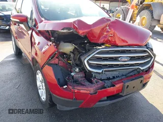 2021 Ford EcoSport SE with VIN MAJ3S2GE0MC456479, listed as a IAAI auction lot 41956554 with 38,369 mi miles and . Bid and sale history available at DreamBid. Image 6.