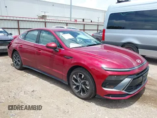 2024 Hyundai Sonata SEL z VIN KMHL64JA3RA414208, wystawiony jako IAAI lot #42472273 z przebiegiem 18 474 mil mil oraz . Historia ofert i sprzedaży dostępna na DreamBid. Obrazek 1.