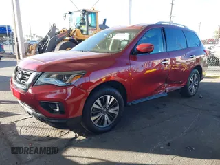2017 Nissan Pathfinder SV with VIN 5N1DR2MM2HC655993, listed as a IAAI auction lot 41108207 with 139,733 mi miles. Bid and sale history available at carsss.com. Image 17.