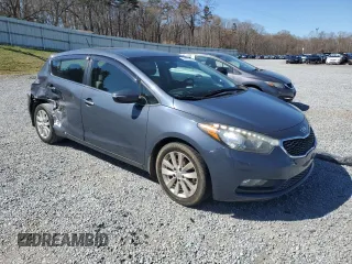 2015 Kia Forte 5-Door EX with VIN KNAFX5A82F5399073, listed as a Copart auction lot 48580855 with 117,012 mi miles and Salvage Title. Bid and sale history available at carsss.com. Image 4.