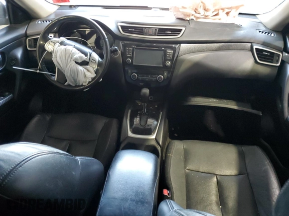 2015 Nissan Rogue SL with VIN 5N1AT2MV0FC770196, listed as a Copart auction lot 48728165 with Not Provided miles and Salvage Title. Bid and sale history available at DreamBid. Image 8.