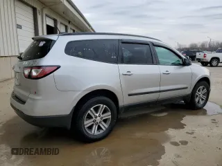 2017 Chevrolet Traverse LS with VIN 1GNKRFED6HJ353661, listed as a Copart auction lot 49621185 with 140,971 mi miles and Clean Title. Bid and sale history available at carsss.com. Image 3.