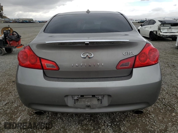 2008 Infiniti G35 x with VIN JNKBV61F28M251024, listed as a Copart auction lot 53756615 with 174,146 mi miles and Salvage Title. Bid and sale history available at DreamBid. Image 6.
