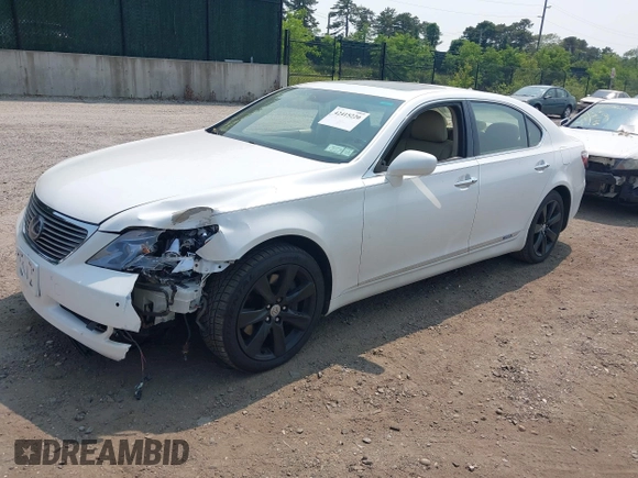 2008 Lexus LS 600h L with VIN JTHDU46F385005344, listed as a IAAI auction lot 42415220 with 109,971 mi miles and . Bid and sale history available at DreamBid. Image 18.
