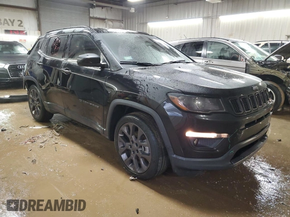 2021 Jeep Compass 80th Anniversary with VIN 3C4NJCEBXMT511903, listed as a Copart auction lot 43438945 with 32,852 mi miles and Salvage Title. Bid and sale history available at carsss.com. Image 4.