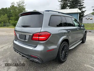 2019 Mercedes-Benz GLS 63 AMG with VIN 4JGDF7FE8KB219514, listed as a Copart auction lot 63533595 with 206,276 mi miles and Clean title. Bid and sale history available at DreamBid. Image 4.