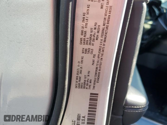 2021 Jeep Grand Cherokee Limited with VIN 1C4RJKBG5M8118501, listed as a Copart auction lot 42408115 with 117,939 mi miles and Salvage Title. Bid and sale history available at DreamBid. Image 13.
