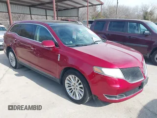 2014 Lincoln MKT EcoBoost with VIN 2LMHJ5AT9EBL55440, listed as a IAAI auction lot 41589967 with 194,408 mi miles and . Bid and sale history available at DreamBid. Image 1.