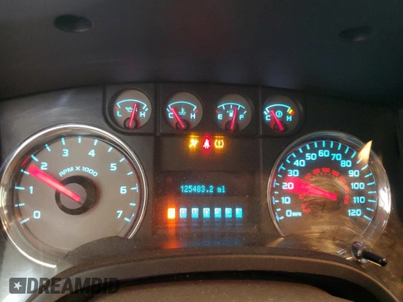 2010 Ford F-150 XL with VIN 1FTFW1EV5AKE16361, listed as a Copart auction lot 49160425 with 125,483 mi miles and Non Repairable. Bid and sale history available at carsss.com. Image 9.
