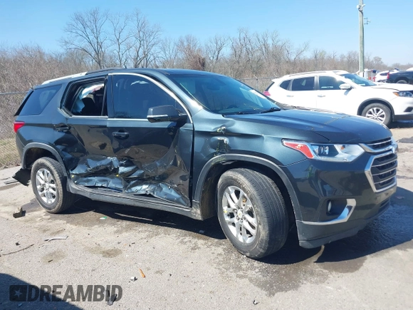2018 Chevrolet Traverse LT Cloth with VIN 1GNERGKW2JJ158610, listed as a IAAI auction lot 41766502 with 145,200 mi miles. Bid and sale history available at carsss.com. Image 13.