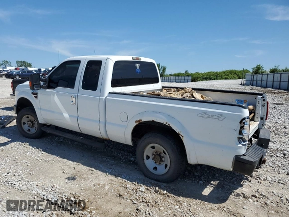 2010 Ford F-250 XL with VIN 1FTSX2BR0AEA53166, listed as a Copart auction lot 61913485 with Not provided miles and Salvage title. Bid and sale history available at DreamBid. Image 2.