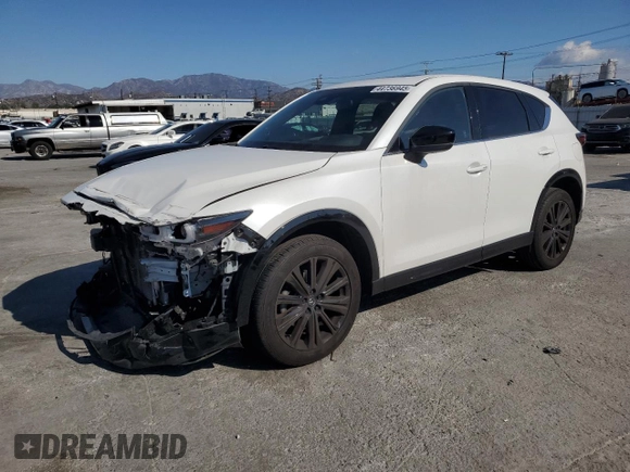 2022 Mazda CX-5 2.5 Turbo with VIN JM3KFBAY5N0525299, listed as a Copart auction lot 44736945 with 53,890 mi miles and Salvage Title. Bid and sale history available at carsss.com. Image 1.