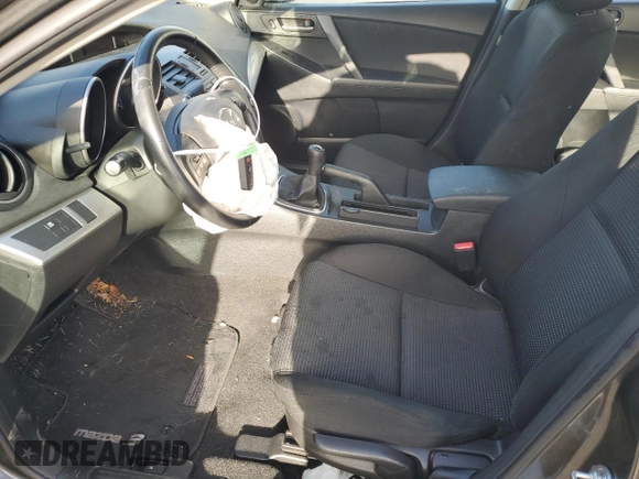 2012 Mazda 3 i Touring with VIN JM1BL1V88C1597739, listed as a Copart auction lot 86555454 with 111,309 mi miles and Salvage Title. Bid and sale history available at DreamBid. Image 7.