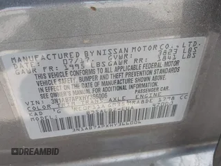 2017 Nissan Sentra SV with VIN 3N1AB7APXHY366006, listed as a IAAI auction lot 42595547 with 50,839 mi miles and . Bid and sale history available at DreamBid. Image 9.