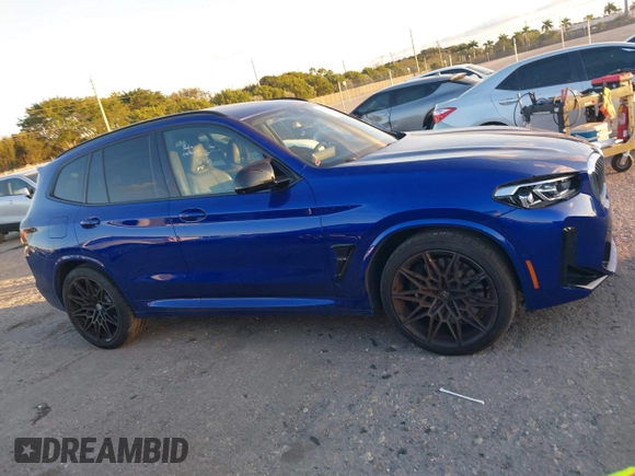 2023 BMW X3 M with VIN 5YM13EC03P9P58528, listed as a IAAI auction lot 41493528 with 18,503 mi miles and . Bid and sale history available at DreamBid. Image 13.